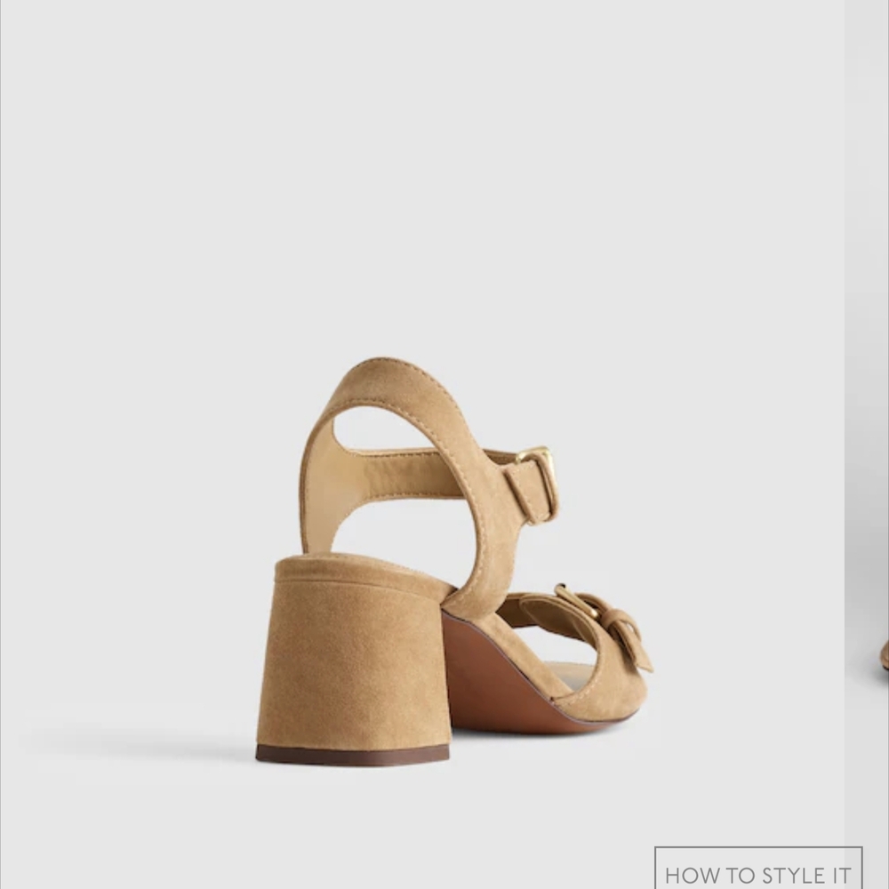 Madewell The Neeka Ankle-Strap Heeled Sandal tawny khaki - Picture 3 of 4